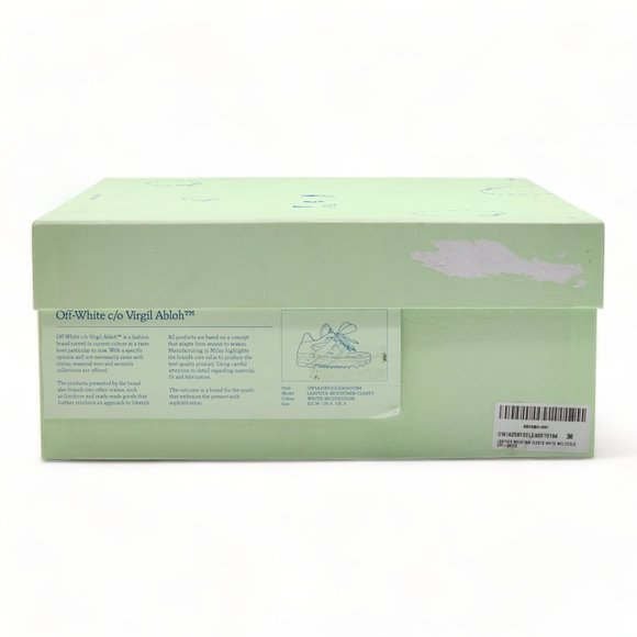 Off-White Virgil Abloh Women's Mountain Cleats Arrow Low Top Sneakers White - Picture 13 of 14